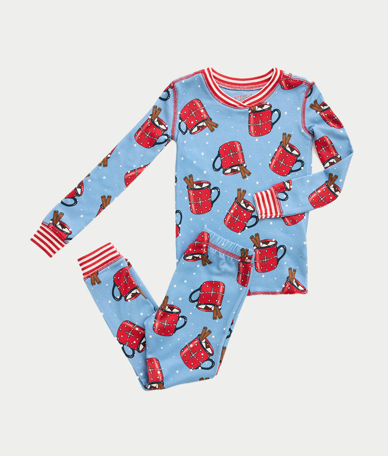Hug In A Mug Kids Knit Pajama Set | Bare Necessities