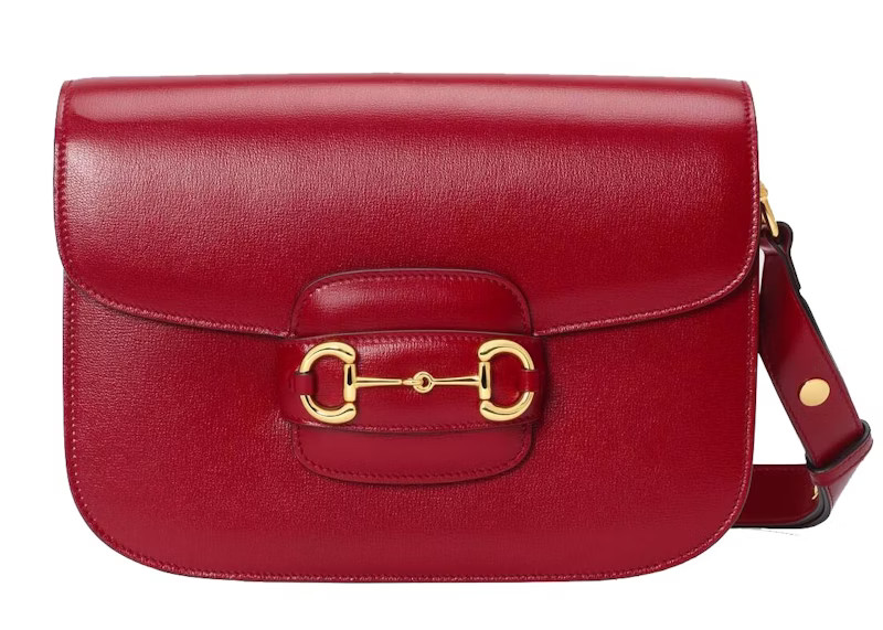 Gucci 1955 Horsebit Shoulder Bag Small Red | StockX