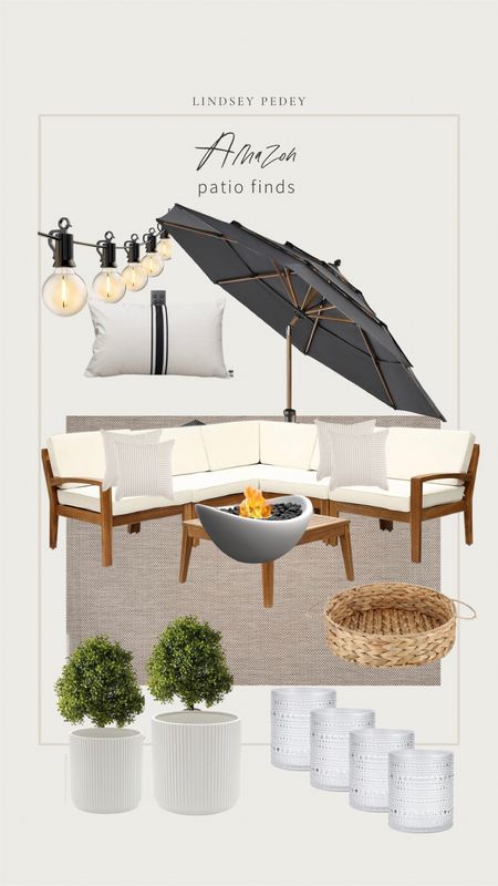 Amazon patio finds and outdoor furniture 


Outdoor furniture , found it on Amazon , Amazon home , Amazon deals , Amazon outdoor , outdoor sectional , patio umbrella , patio lights , outdoor pillow , throw pillow , outdoor rug , area rug , planters , faux plant , basket , tray , firepit 

#LTKhome #LTKFind #LTKunder50