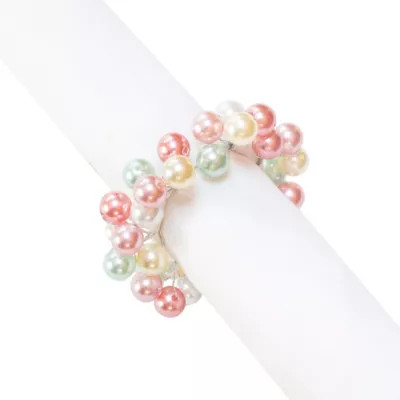 Pearl Sparkle Napkin Rings (Set of 4) | Bed Bath & Beyond | Bed Bath & Beyond