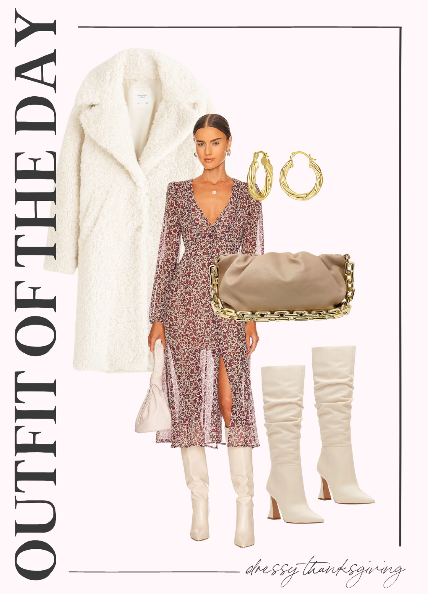 Dressy thanksgiving outfit idea✨ 

Nordstrom boots, Nordstrom boot sale, Nordstrom sale, revolve, revolve holiday fashion, Amazon jewelry, amazon gold hoops, Abercrombie, Abercrombie coat, revolve dresses

#LTKstyletip #LTKHoliday #LTKSeasonal