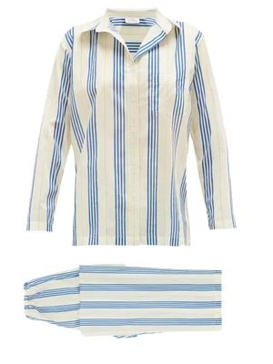 Striped cotton-voile pyjamas | Matches (UK)