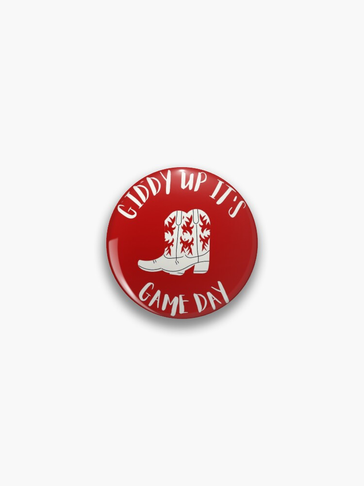 Giddy Up Game Day Pin Pin | Redbubble (US)