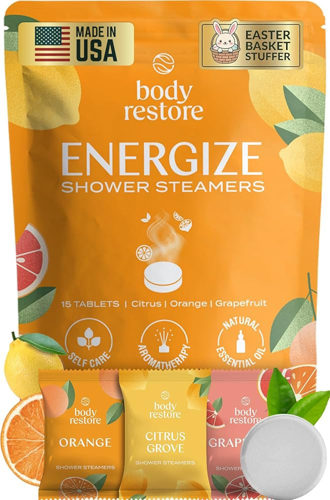 Body Restore Shower Steamers Aromatherapy 15 Pack – Easter Basket Stuffers, Easter & Birthday G... | Amazon (US)