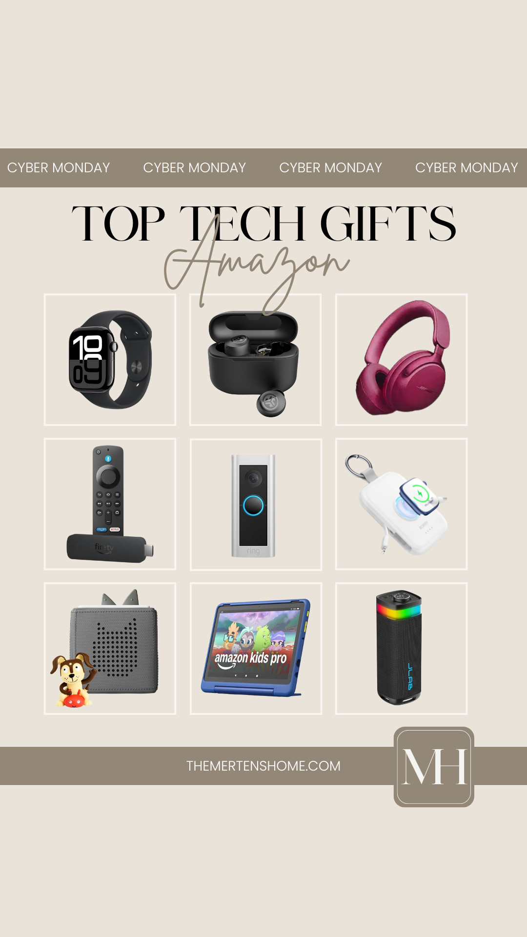  

Adding these @Amazon tech faves to my cart—perfect for teens, kids, or anyone in the fam, and the Cyber Monday deals are so good

#ad #founditonamazon #WinterFavorites2025

 

#LTKGiftGuide #LTKCyberWeek #LTKHoliday