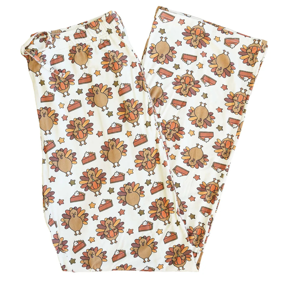 Turkey Time Unisex Pajama Lounge Pants | Caden Lane