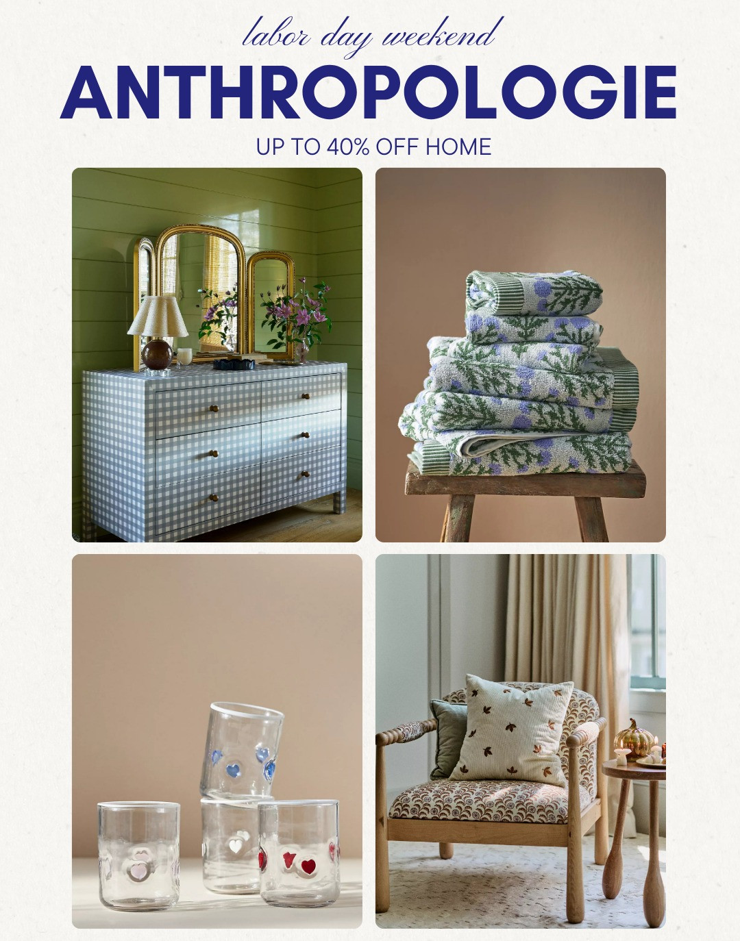 [9/2/26] Anthropologie | Up to 40% home 🩵

#LTKHome #LTKSaleAlert