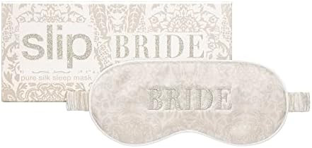 slip Silk Sleep Mask - Bridal Collection - Bride - 100% Pure Mulberry 22 Momme Eye Mask - Comfort... | Amazon (US)