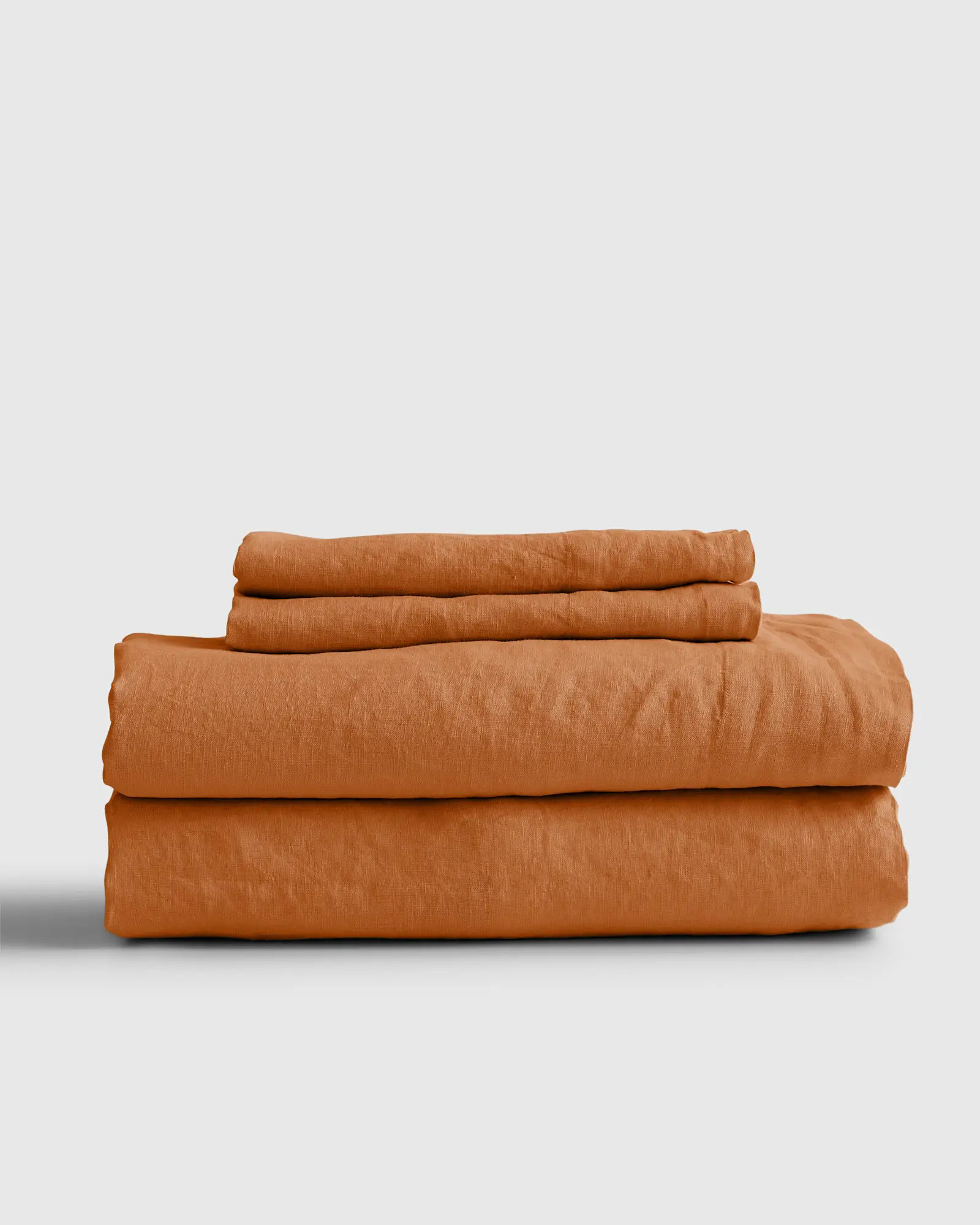 Linen Sheets | Quince in Terracotta | Quince