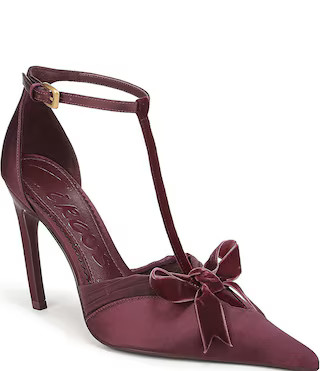 Circus NY by Sam Edelman Odina Ankle Strap Bow Accent Dress Pumps -  6 | Dillard's