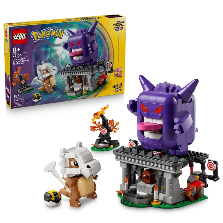 LEGO Pok\u00e9mon SMART Play: Cubone and Gengar\u2019s Spooky Showdown - Compatible Set with 4 SM... | Walmart (US)