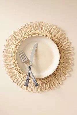 Double Loop Handwoven Placemat | Anthropologie (US)