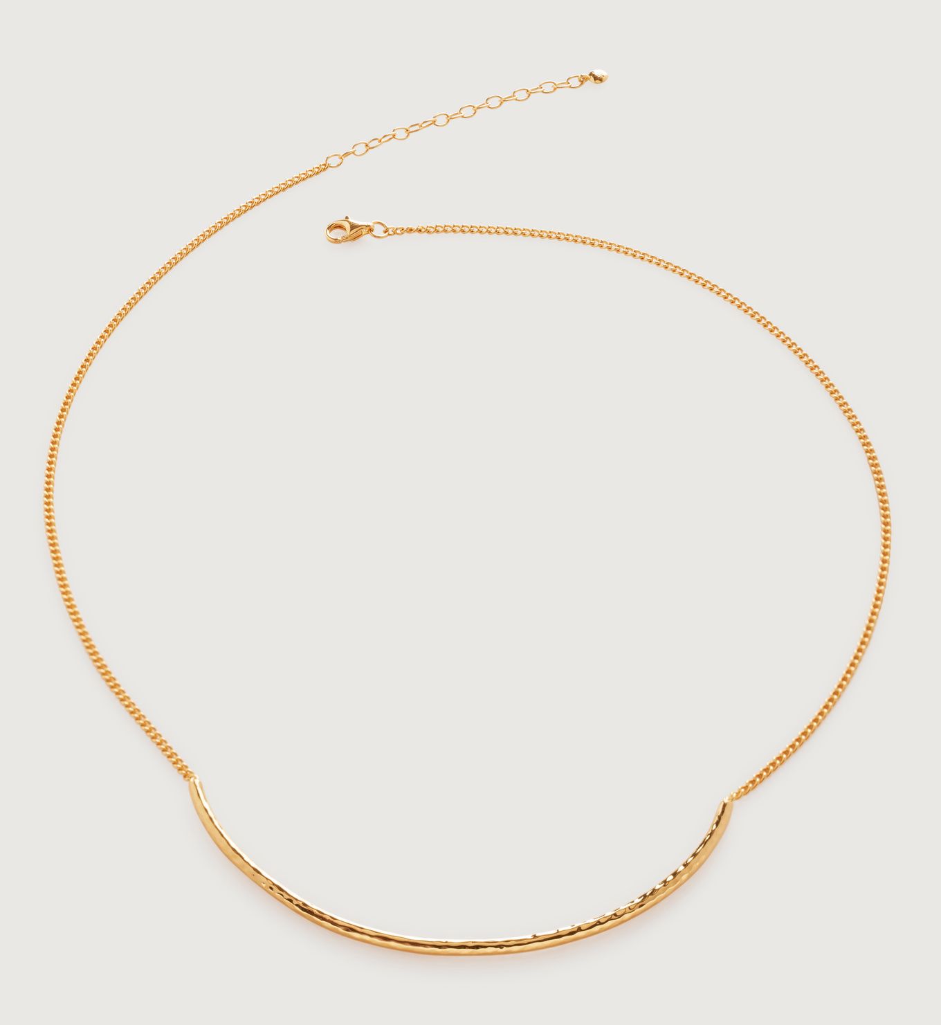 Deia Curve Necklace 41-46cm/16-18" | Monica Vinader (Global)