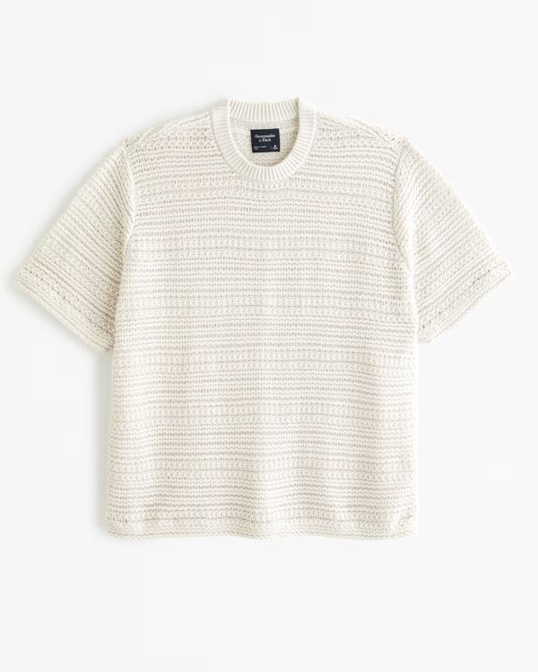 Cropped Sweater Tee | Abercrombie & Fitch (US)