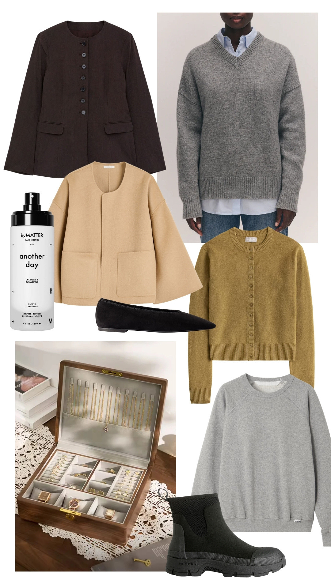 Your most loved last week. I love to see a trusty grey knit and pop of olive green in here. I think we’re all bored of coat season, can see a couple of tailored jackets are popular, and my new favourite winter boots too.

#LTKwinter #LTKstyletip #LTKspring