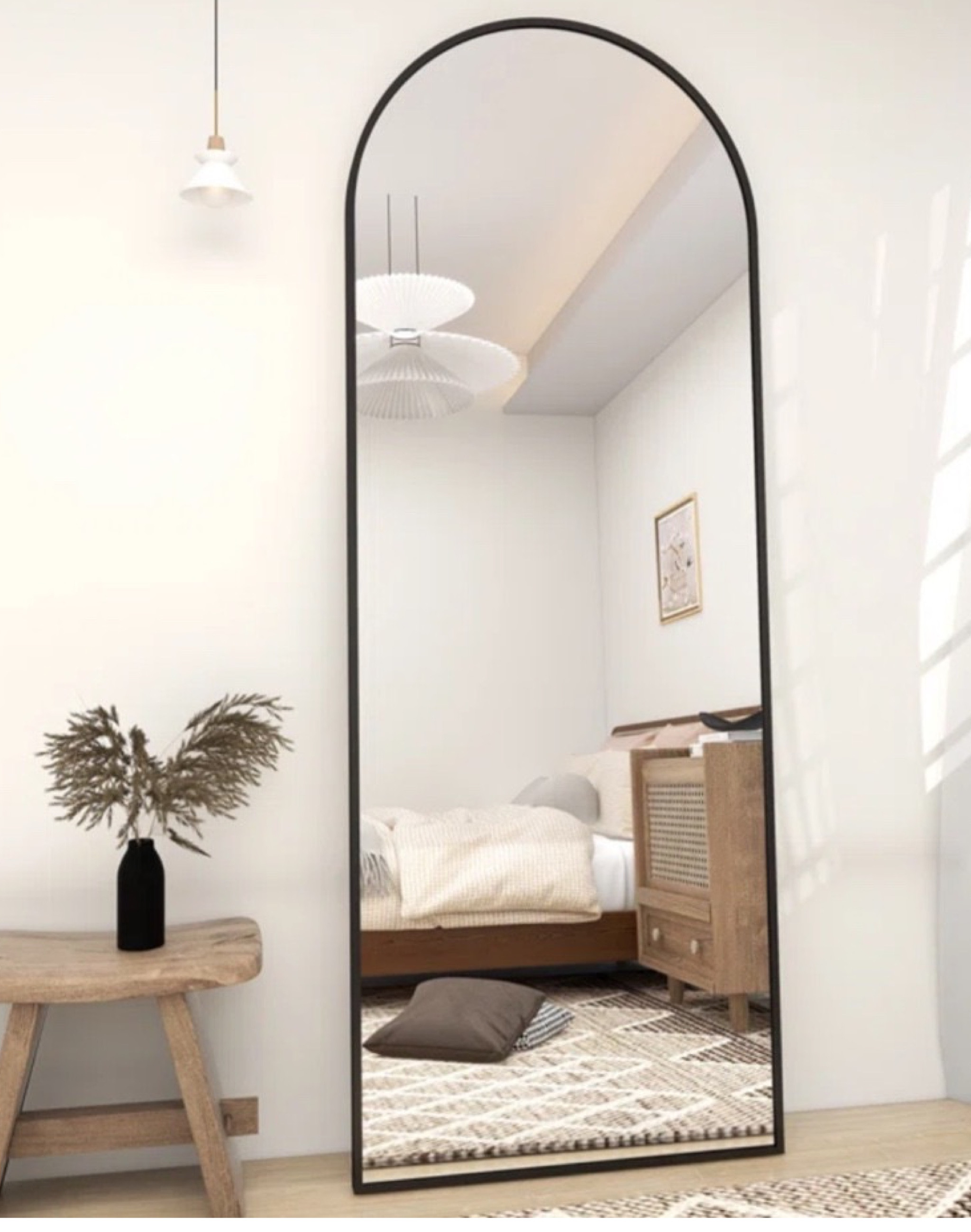 OBSESSED with this beautiful arch floor mirror! 

#LTKhome #LTKSale #LTKsalealert