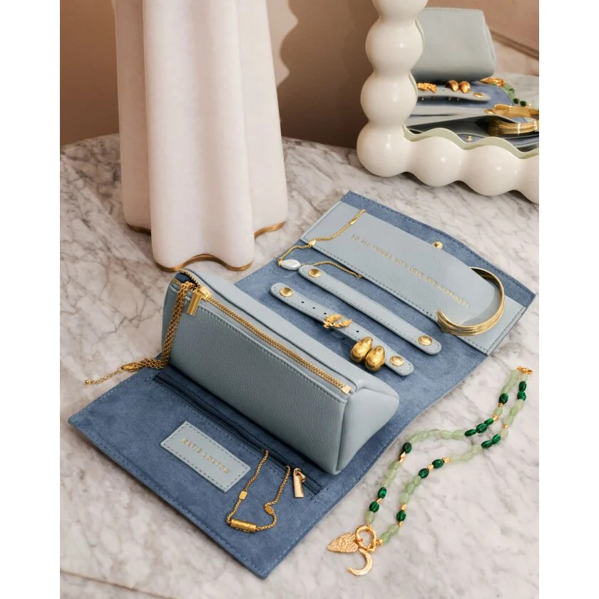 Travel Jewellery and Accessories Organiser in Moonstone Blue | Katie Loxton Ltd. (UK)