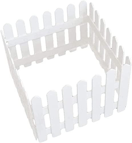 DOITOOL Christmas Wooden Picket Fence, Wood Christmas Tree Fence Garden Picket Fence for Christma... | Amazon (US)