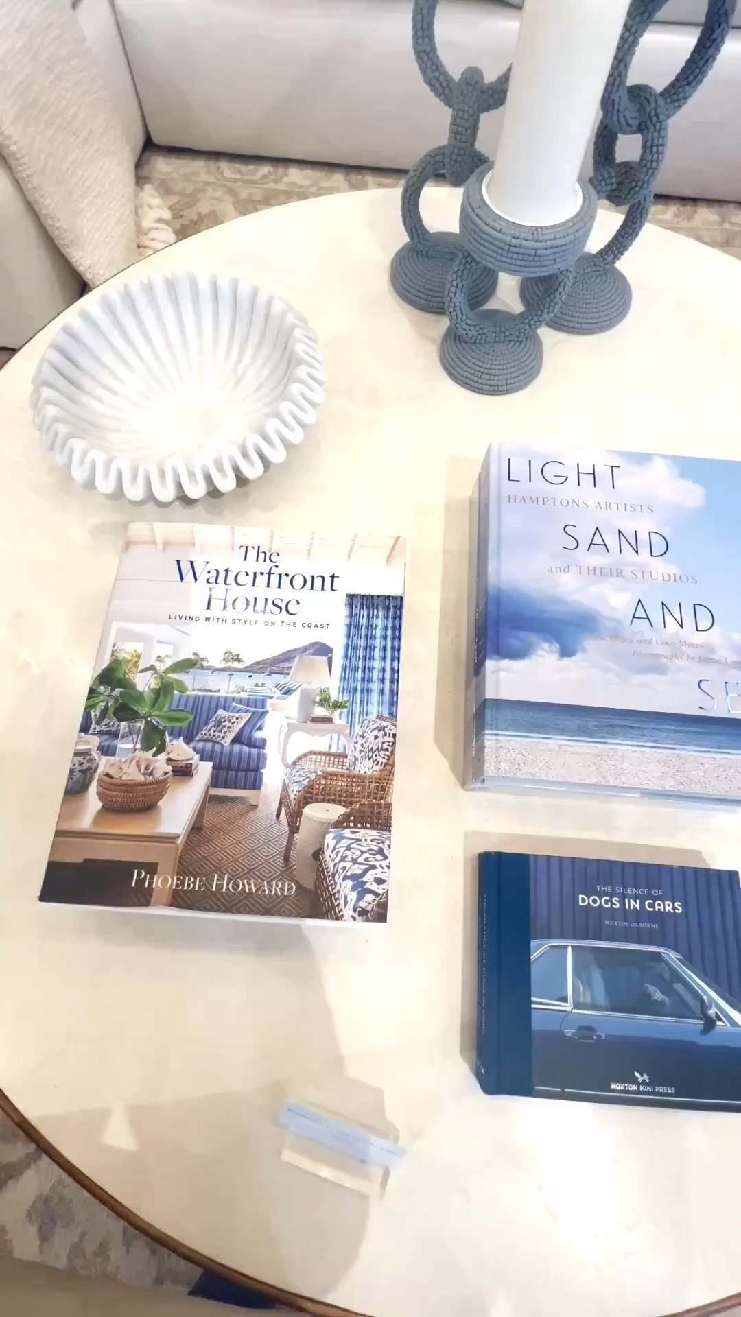 Swapping your coffee table decor with a new book or two is an easy way to add new life to your living room. These books are like little pieces of artwork!
_
amazon coffee table books, coastal coffee table books, coffee table styling, coffee table decor, living room style, living room decor, coastal home decor, coastal style, amazon home decor, serena & lily candle sticks, candle holders, amazon decorative bowls, marble bowls, fluted bowls, round coffee tables, living room furniture, marble top coffee tables

#LTKHome