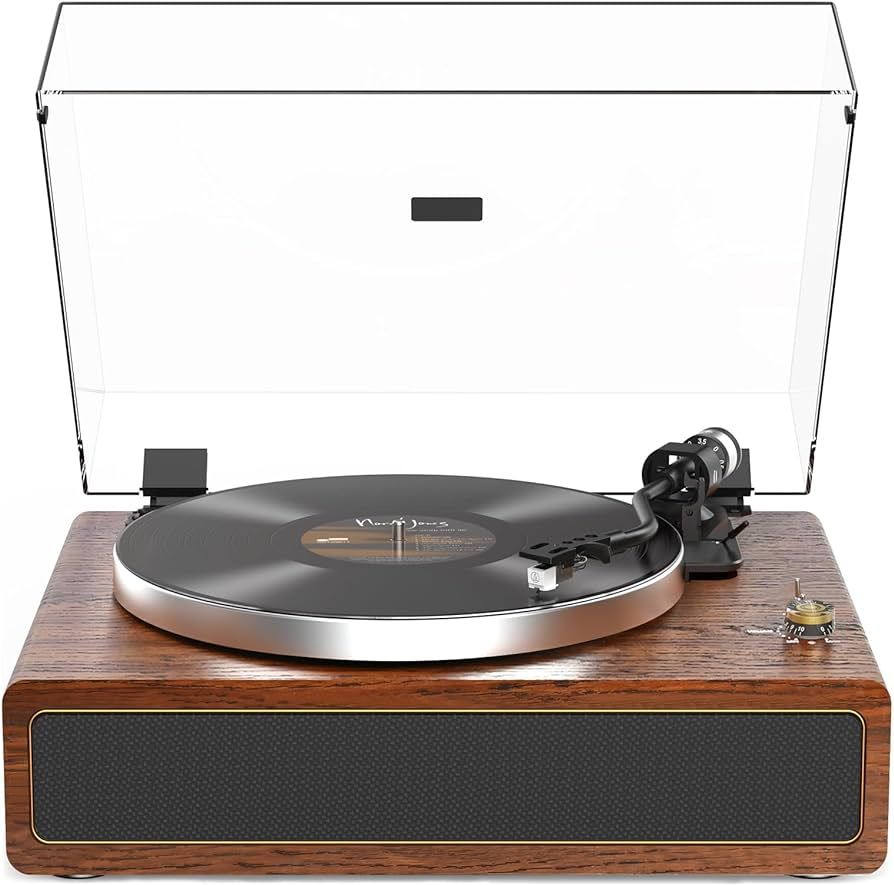 Turntable Record Player with Built-in Speakers, Vinyl Record Player Support Bluetooth Playback Au... | Amazon (US)