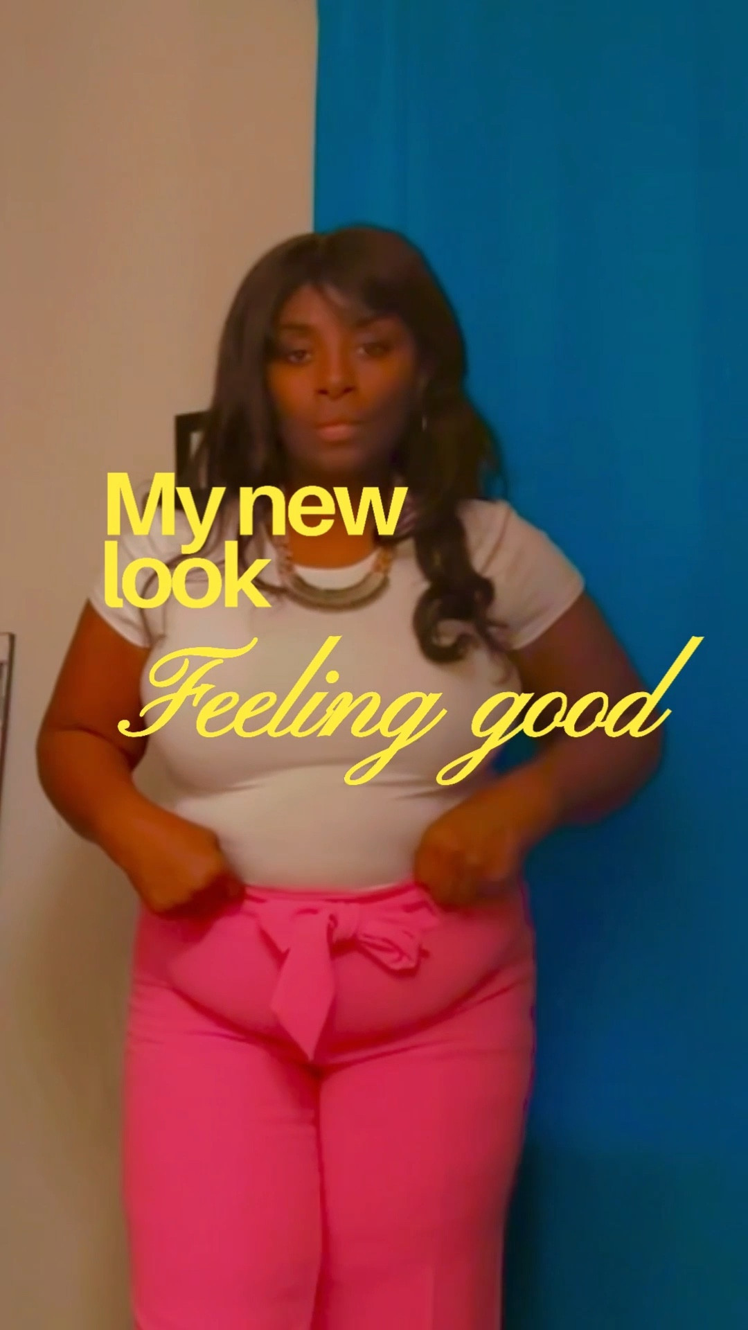 Bringing some color into the view cute pink pants and white top pop out with color 🦋this spring 💖#pinkpants #springoutfits 

#LTKootd #LTKSpringSale