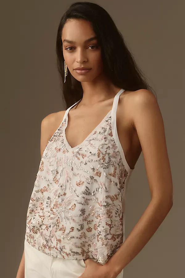 Tiny Gwen Sequin Tank | Anthropologie (US)
