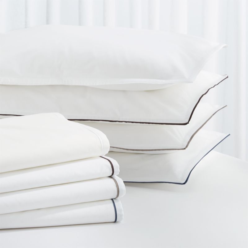 Haven Percale Duvet Covers and Pillow Shams | Crate and Barrel | Crate & Barrel