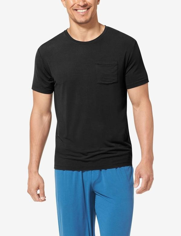Second Skin Sleep Crew Neck Pocket Tee | Tommy John