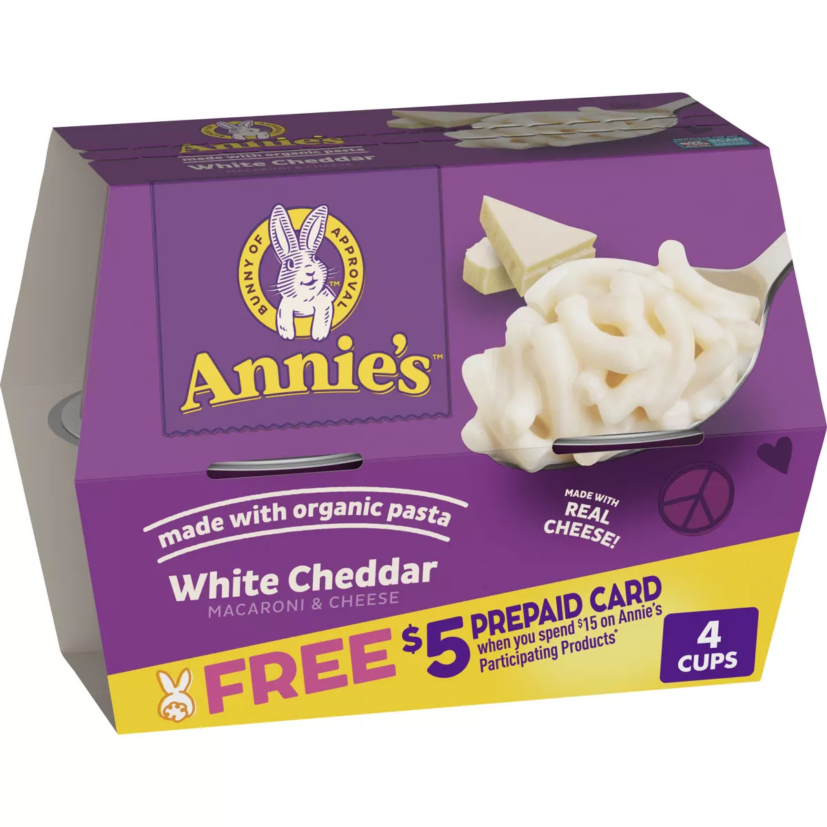 Annie's White Cheddar Microwavable Mac & Cheese Cup | Target