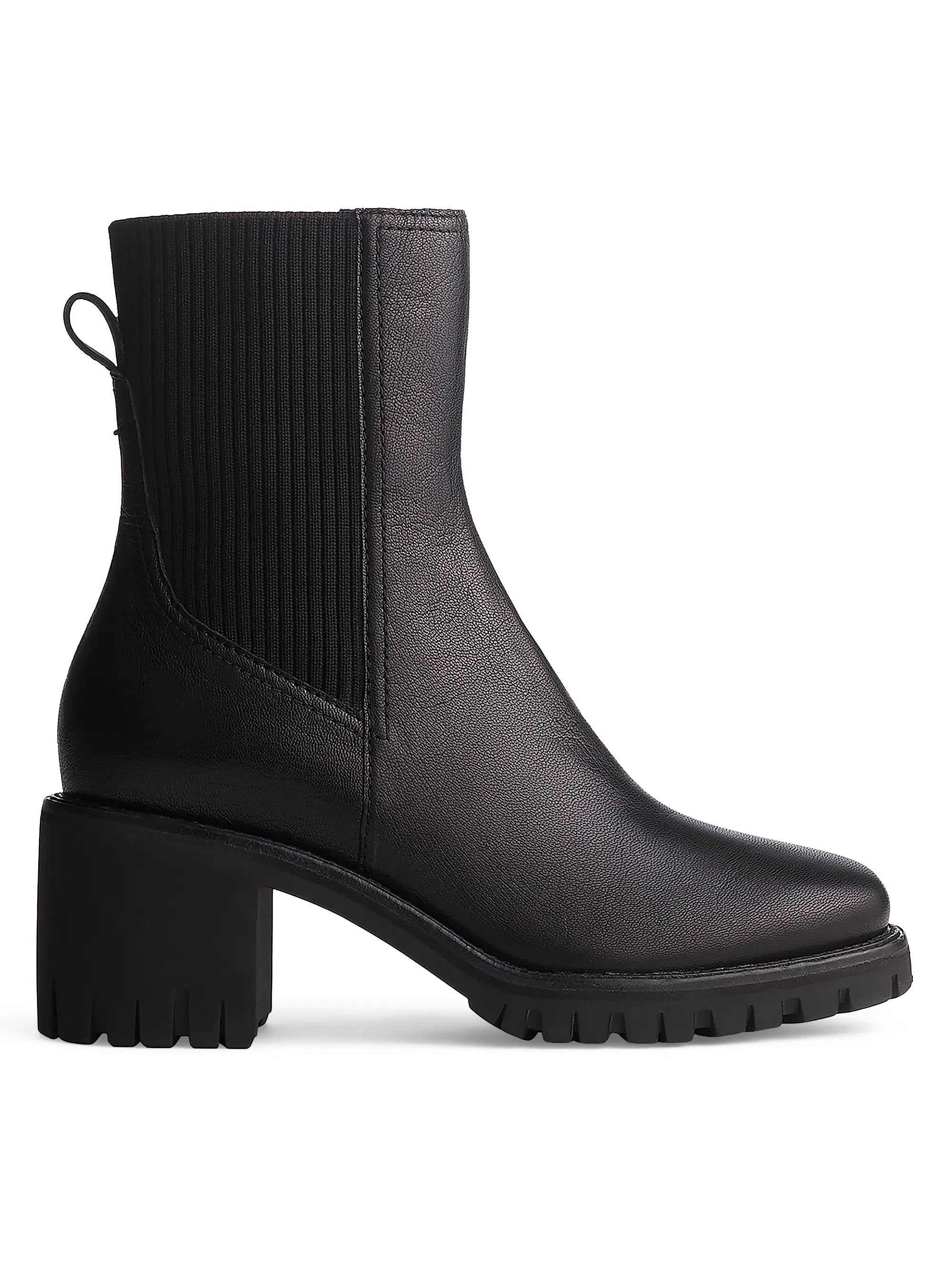 Corey Leather Mid-Heel Chelsea Boots | Saks Fifth Avenue
