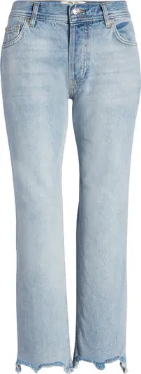 Maggie Ripped Ankle Straight Leg Jeans | Nordstrom