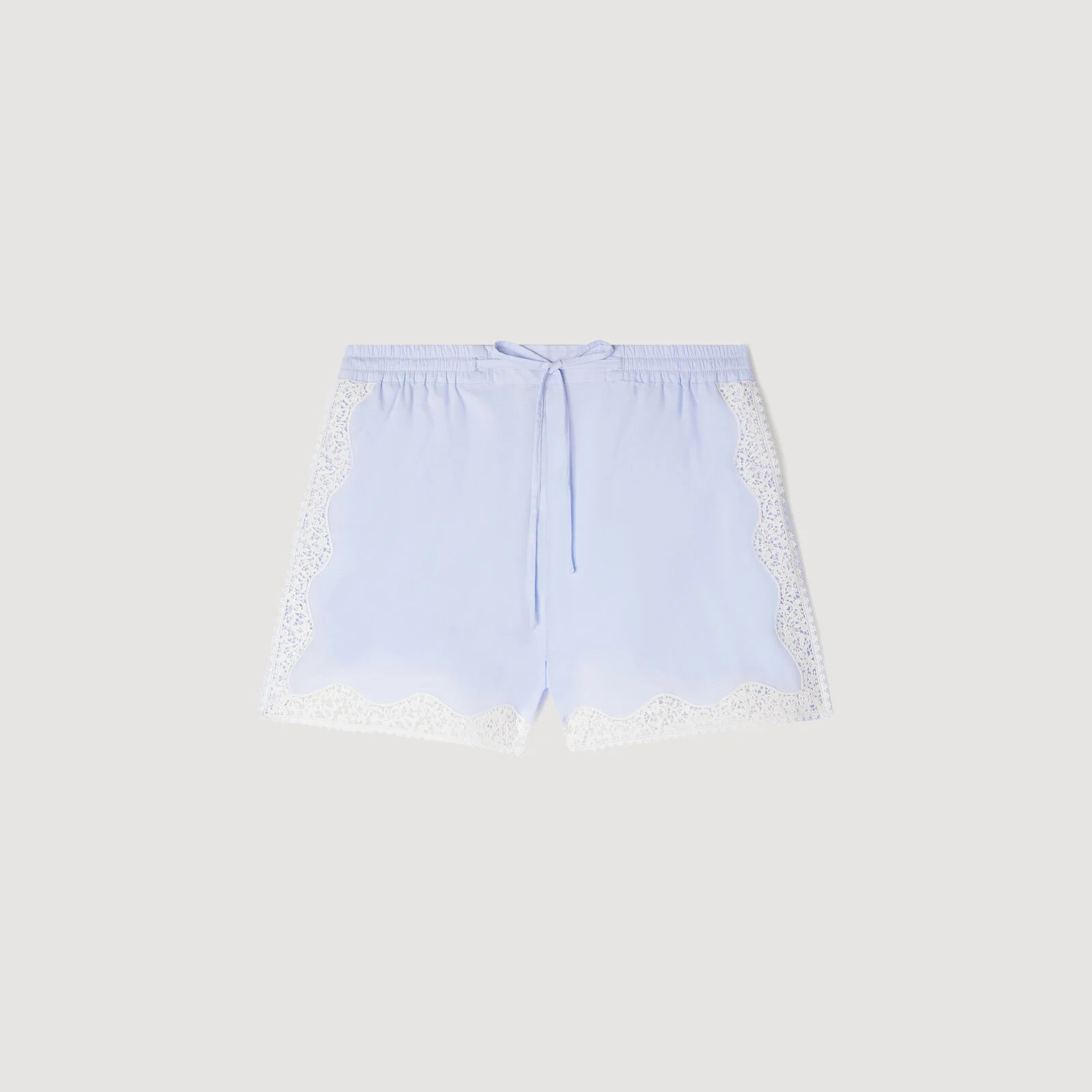 Lace detail shorts | Sandro US | Sandro-Paris US