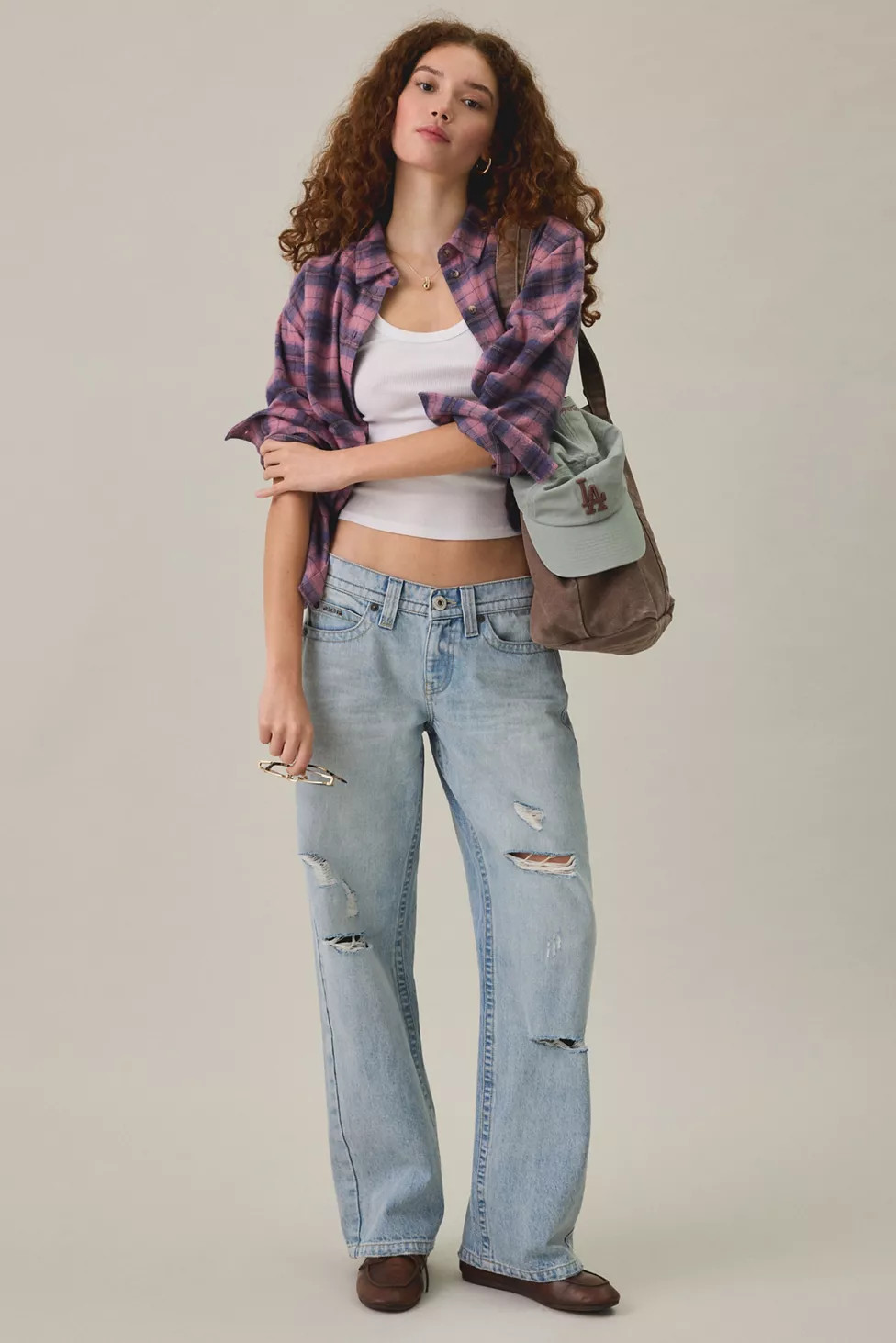BDG Kayla Ripped Low-Rise Jeans | Urban Outfitters (US and RoW)