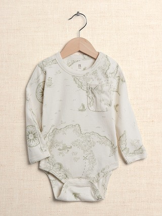 Baby Essential SUPIMA® Long-Sleeve Bodysuit | Banana Republic (US)