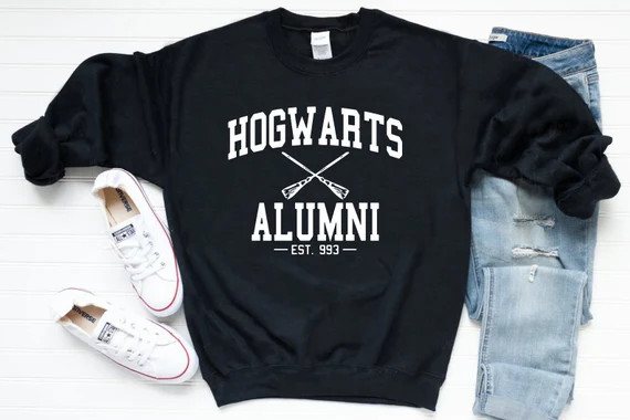 Harry Potter Sweatshirt, Hogwarts Alumni, Hogwarts Sweater, Harry Potter Gift, Graphic Sweater, U... | Etsy (US)