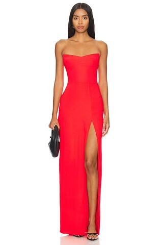 Amanda Uprichard x REVOLVE Ivy Gown in Crimson from Revolve.com | Revolve Clothing (Global)
