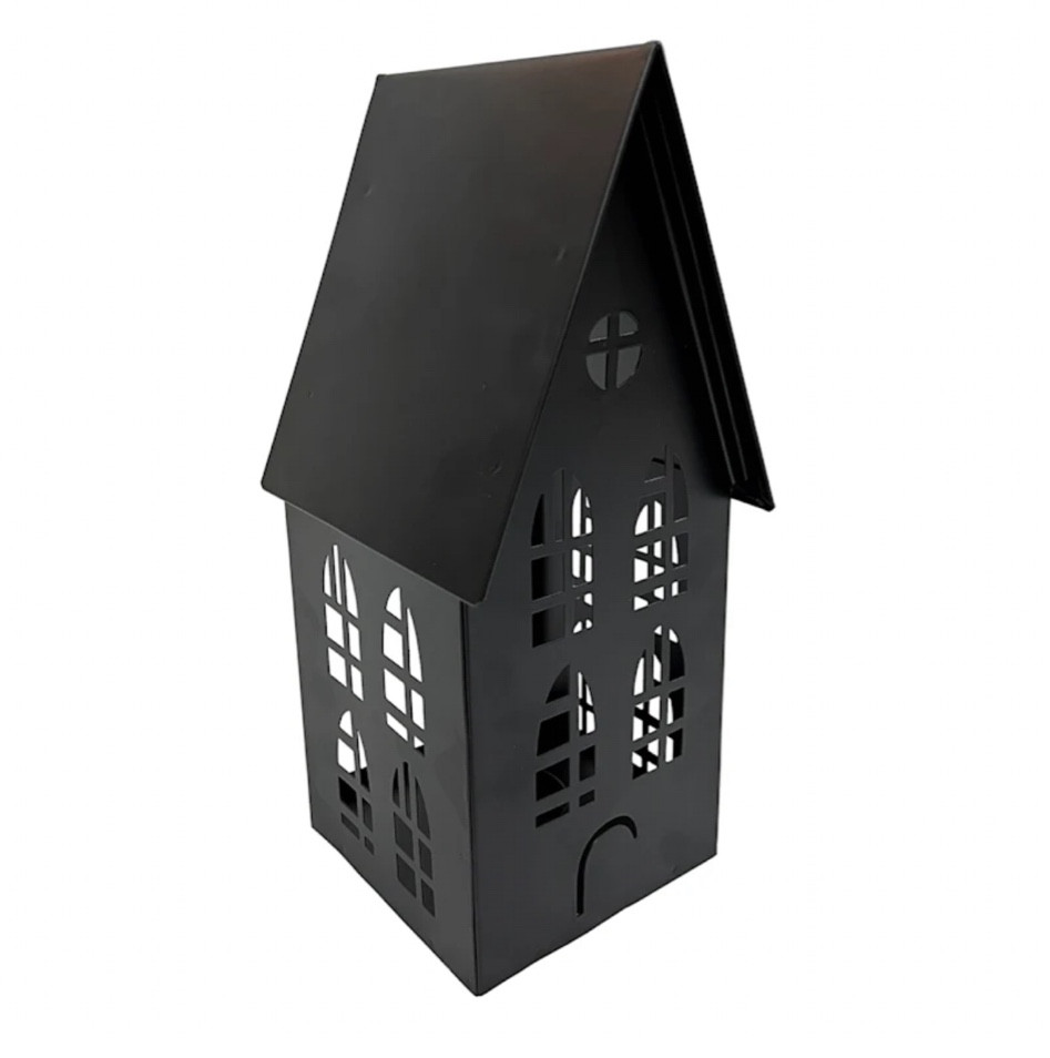 Black Metal Haunted House 

#LTKHome #LTKSeasonal #LTKFindsUnder50