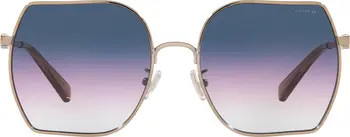 COACH 58mm Gradient Geometric Sunglasses | Nordstromrack | Nordstrom Rack