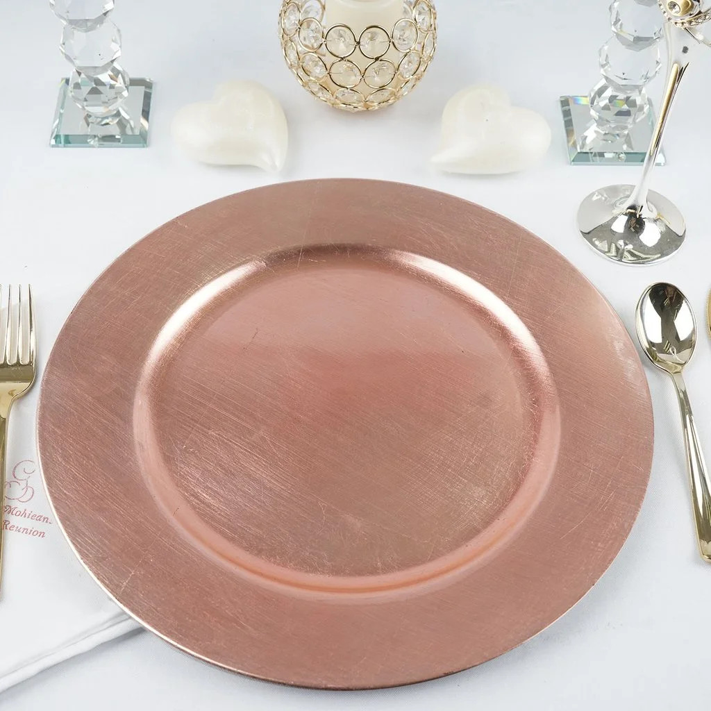 BalsaCircle 6 pcs 13-Inch Round Charger Plates - Dinner Party Wedding Supplies for all Holidays | Walmart (US)