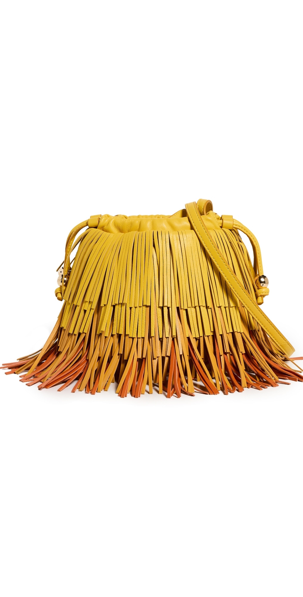 Zimmermann Fringe Crossbody Bag Yellow One Size | Shopbop