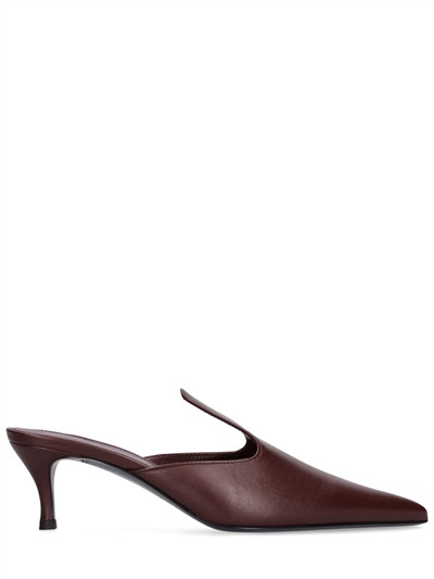 50mm The Pencil leather mules | Luisaviaroma
