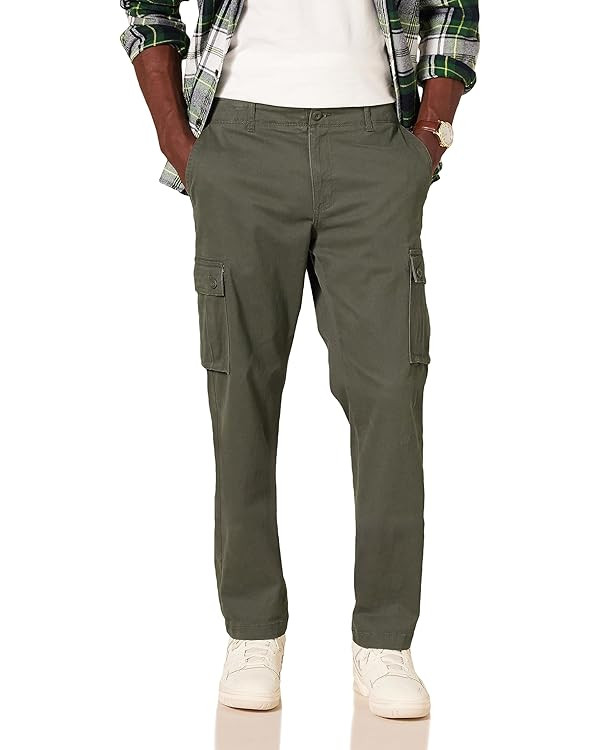 Amazon Essentials Men's Straight-Fit Stretch Cargo Pant (Available in Big & Tall) | Amazon (US)