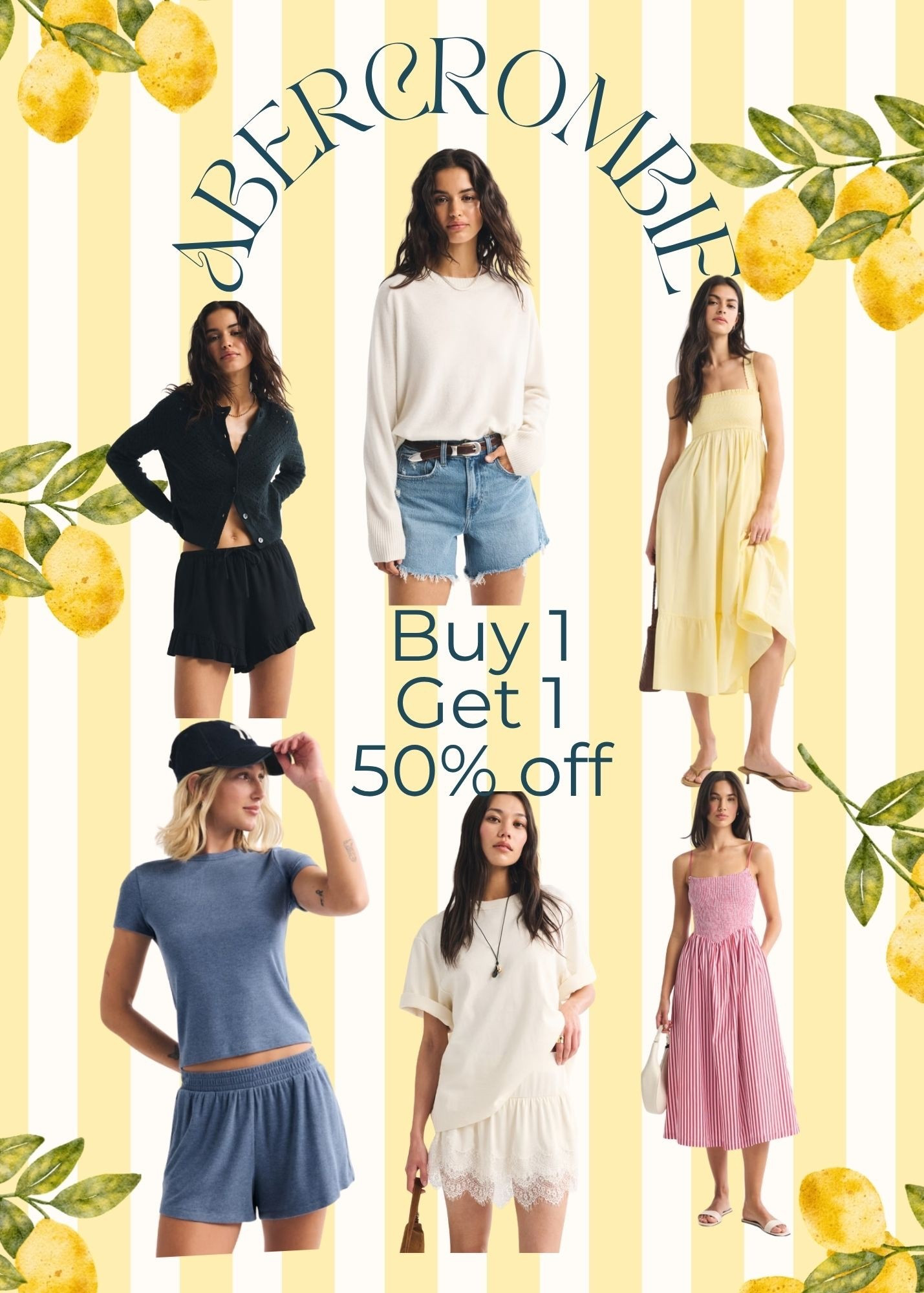 Abercrombie has the cutest stuff right now & it’s Buy 1 Get 1 50% off! Here’s what’s in my cart 👀🩷 @abercrombie 

#LTKPlusSize #LTKMidsize #LTKSaleAlert