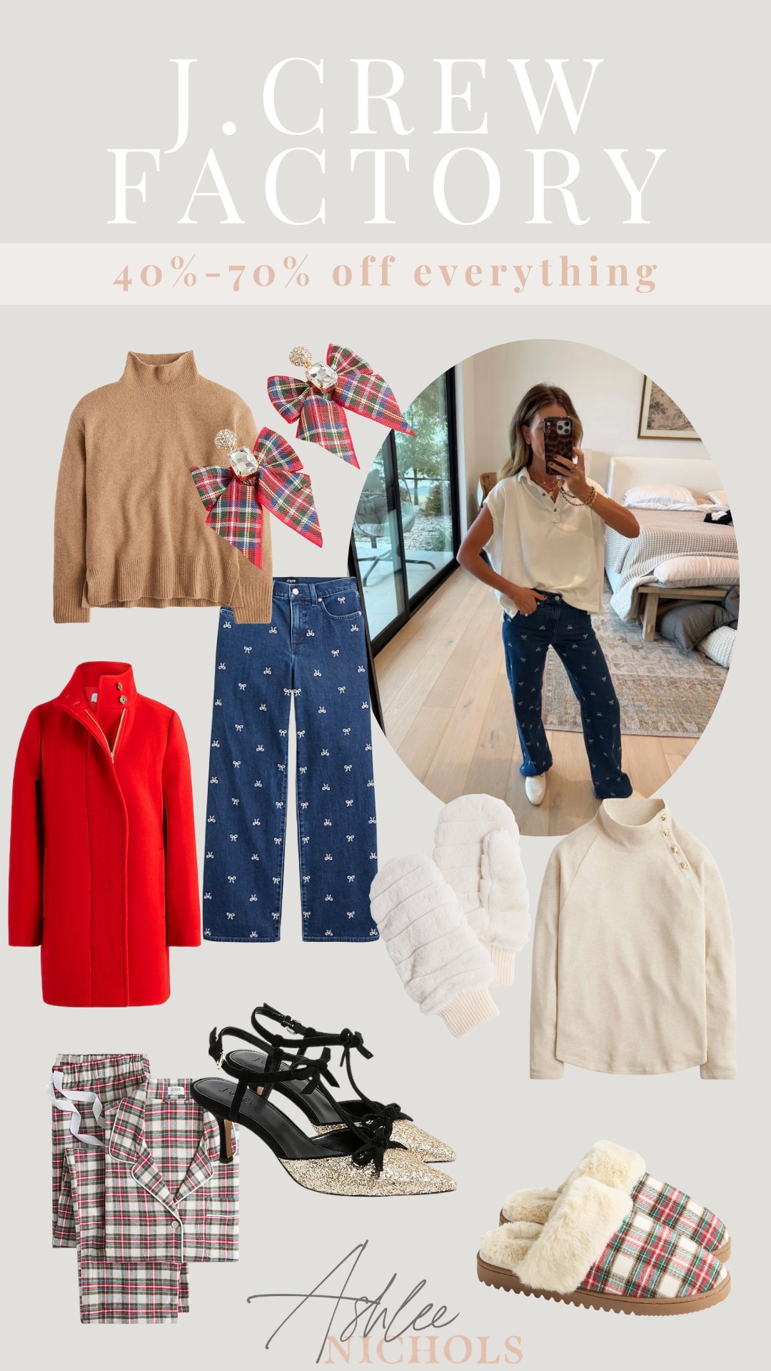 JCrew factory sale
My bow jeans are included!
