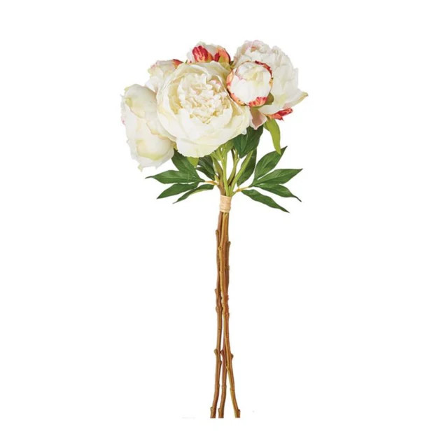 Cream Peony Faux Stems | Cailini Coastal