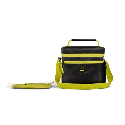 Igloo Lunch Box and Bag Cube 12 with Ice Floor - Black Camo | Target