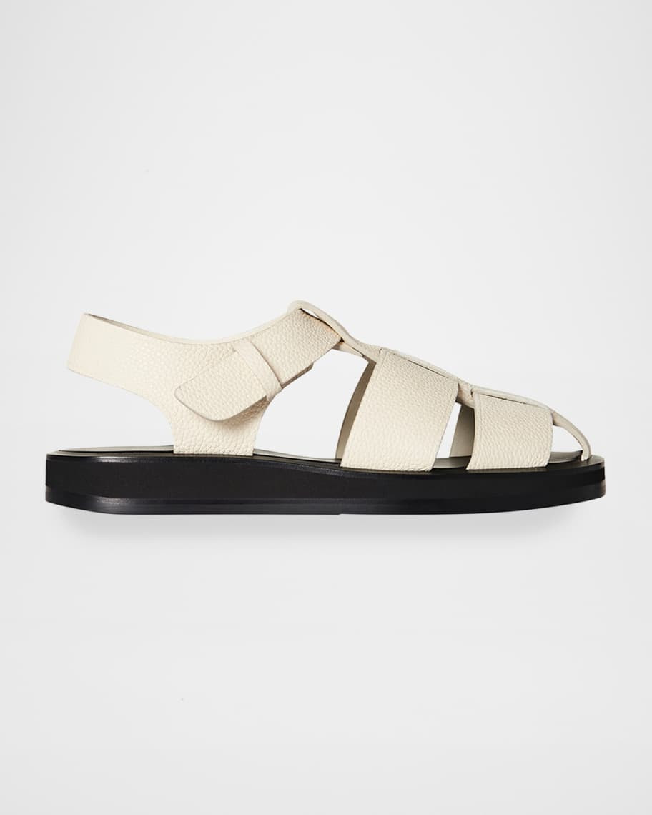 THE ROW Fisherman Woven Sporty Sandals | Neiman Marcus