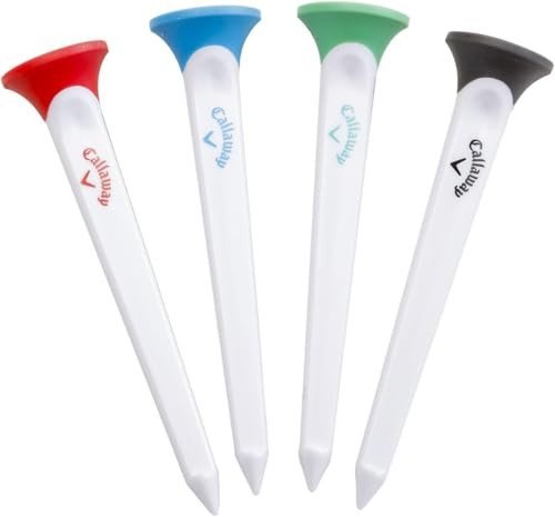 Callaway Par Tee Plastic Golf Tees, 4 Pack, Assorted | Amazon (US)