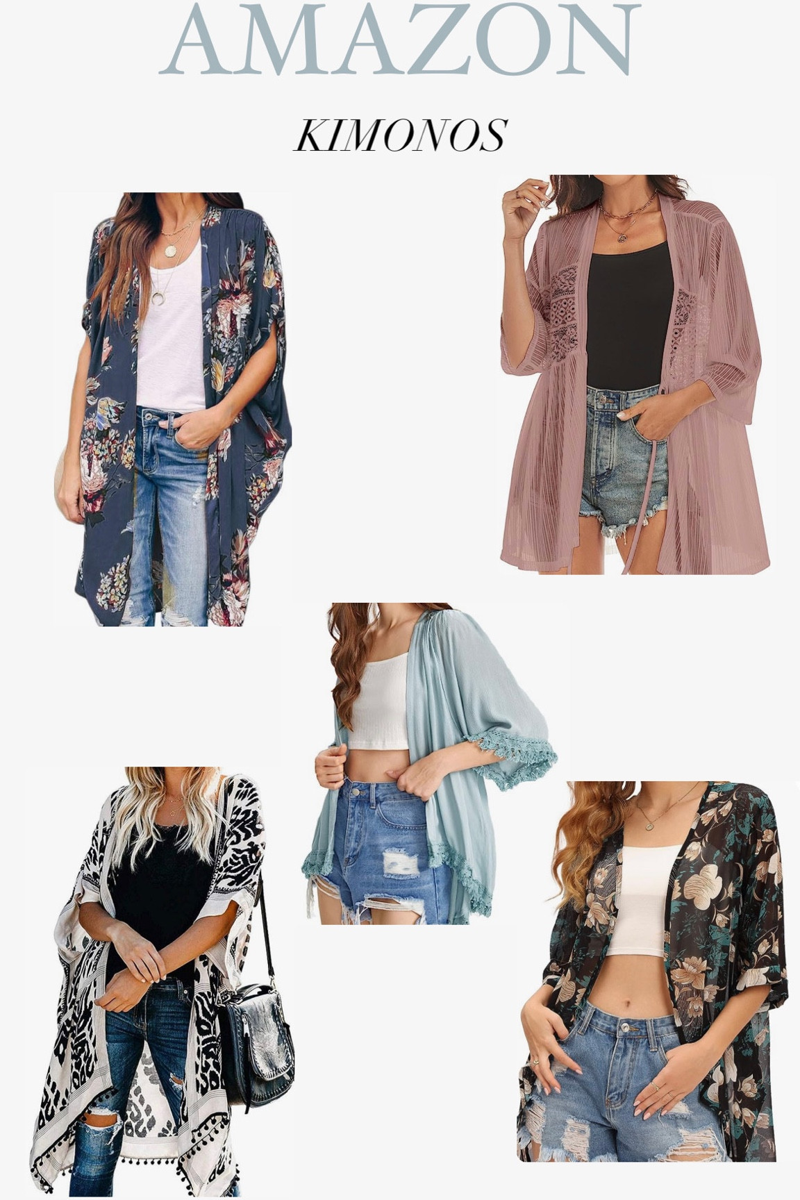 Kimonos are one of my favorite ways to cover my arms in a fashionable way!! These are so cute & affordable!✨

#LTKFind #LTKSale #LTKstyletip