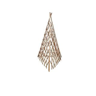 36 in. Classic Willow Expandable Teepee Trellis | The Home Depot